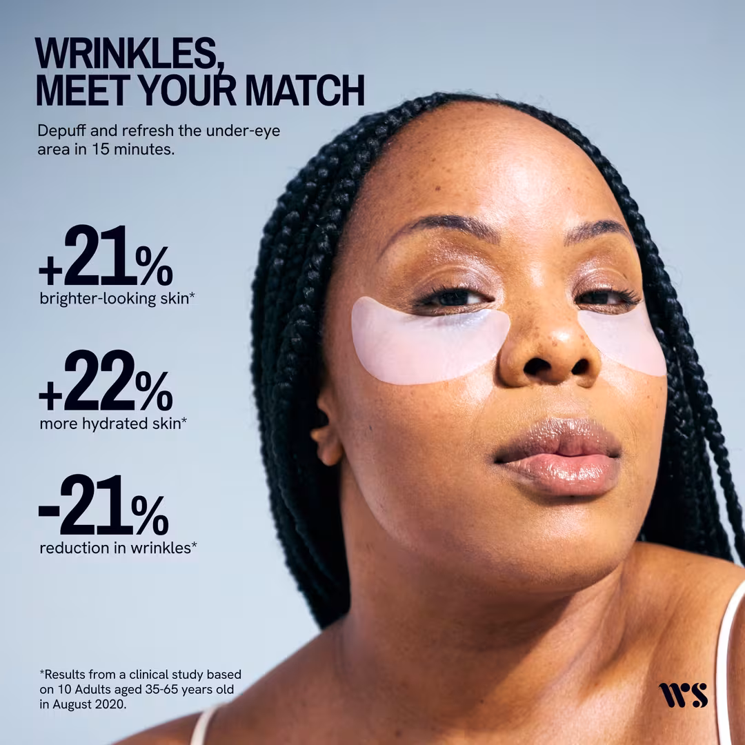 Wrinkles Schminkles  Eye Smoothing & Depuffing Sheet Mask - 5 Pack