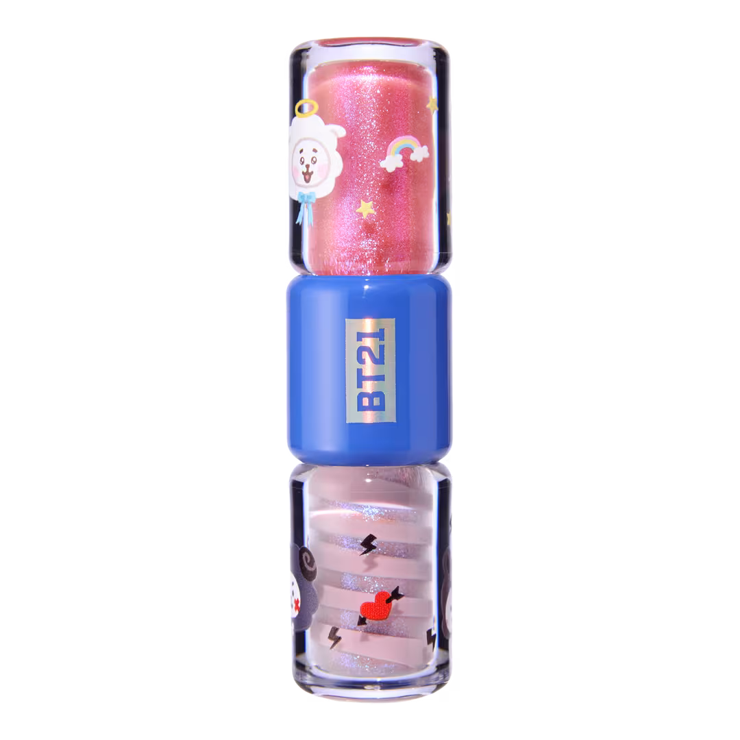 ColourPop  ColourPop X BT21 Sparkle + Swirl Lip Gloss Duo Fluffy N' Mysterious