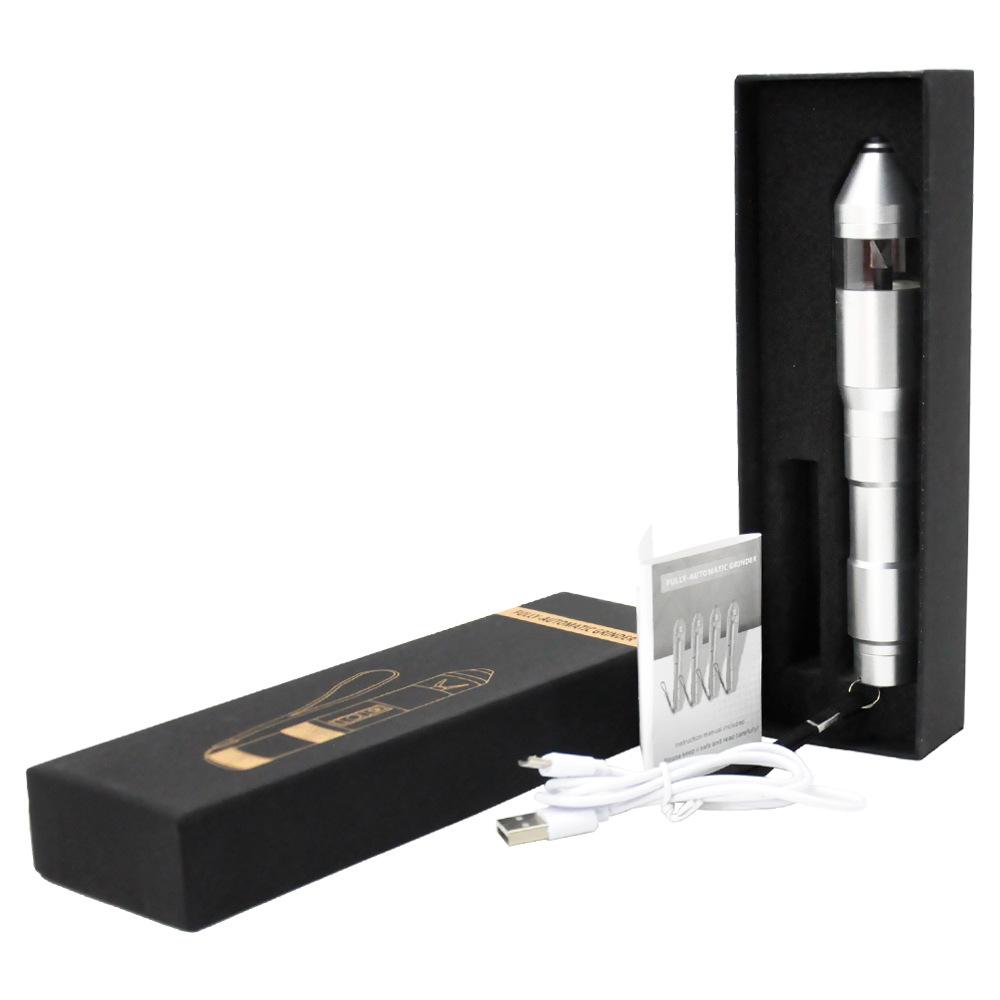 Electric Zinc Alloy Herb Grinder Pen