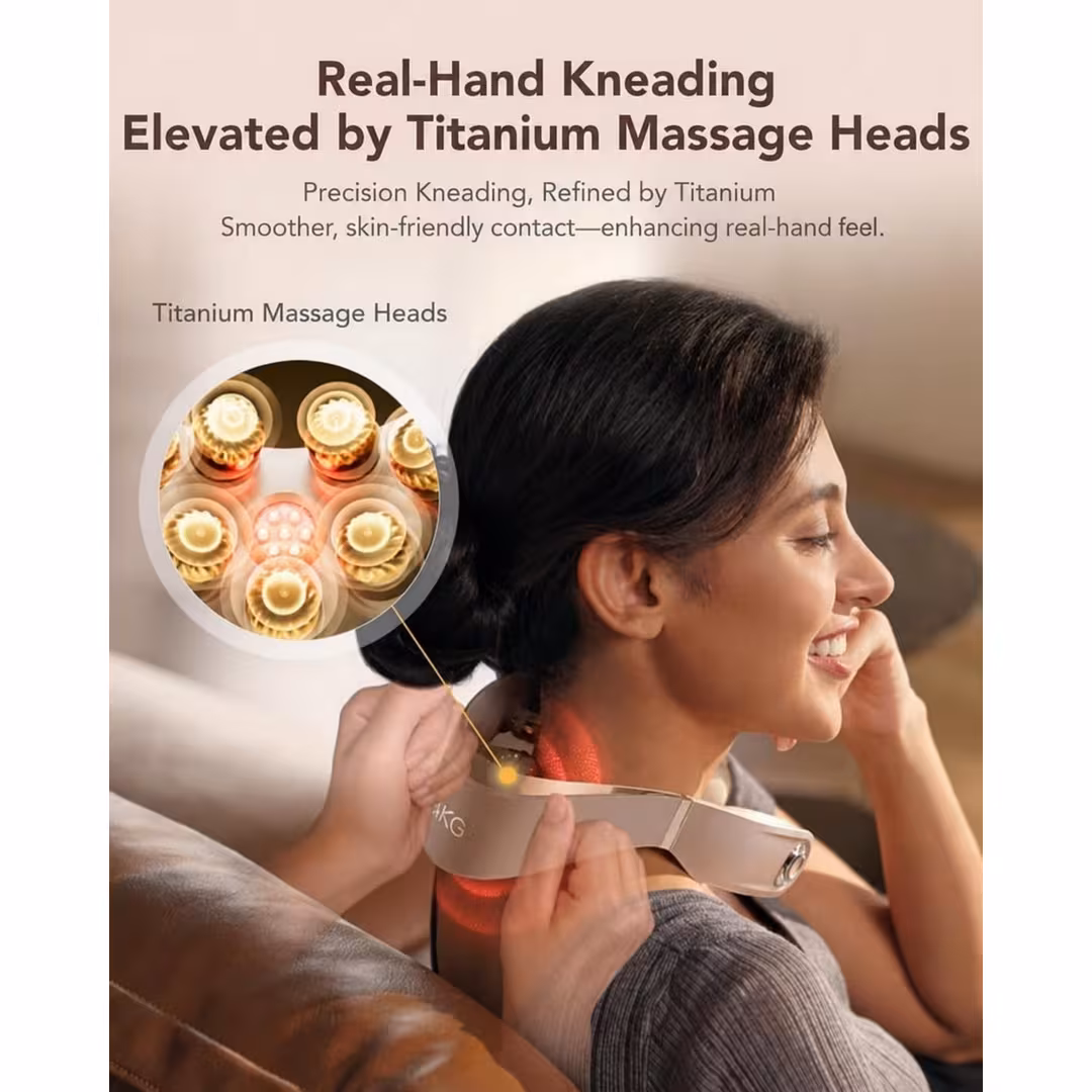 SKG  G7 Pro Fold Foldable Neck Massager with Heat, Pulse Massage and Vibration