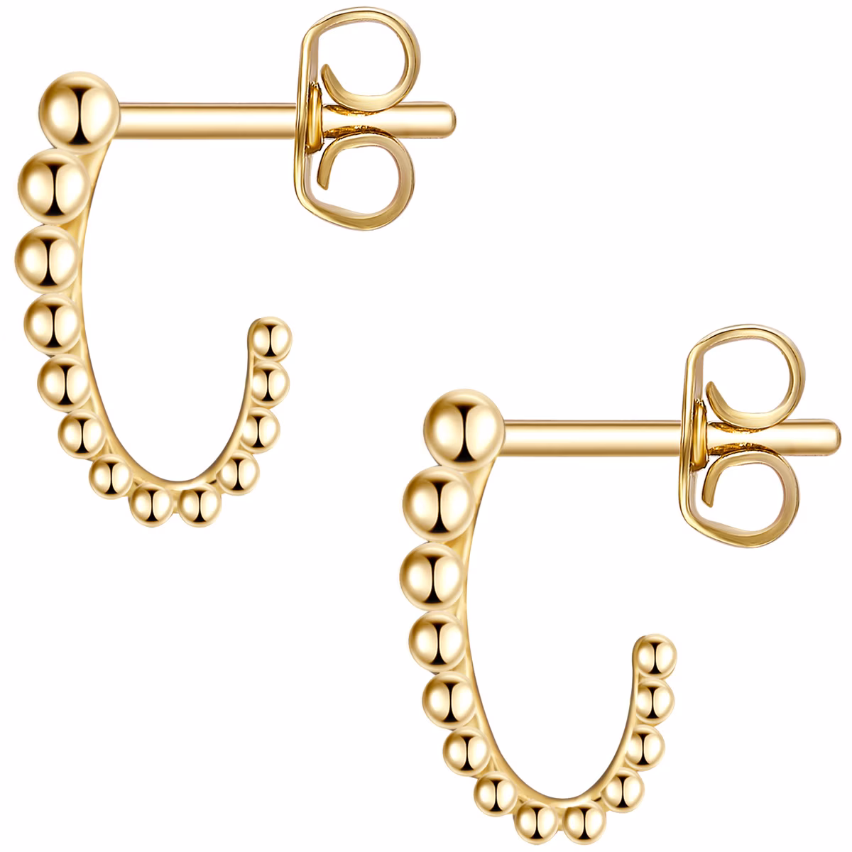 Creolen Sterling Silber in Gelbgold