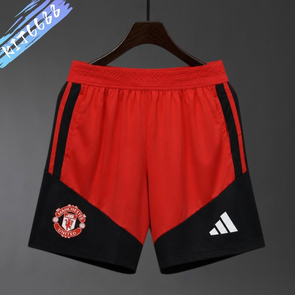2026/2027 Manchester United Red Shorts Fans Version