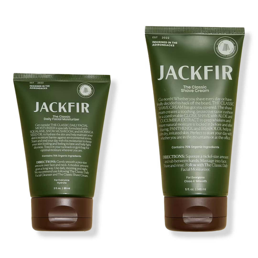 Jackfir  The Shave Cream and Moisturizer Duo