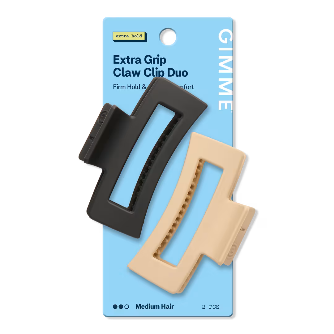 GIMME beauty  Extra Grip Rectangle Claw Clip for Medium Hair