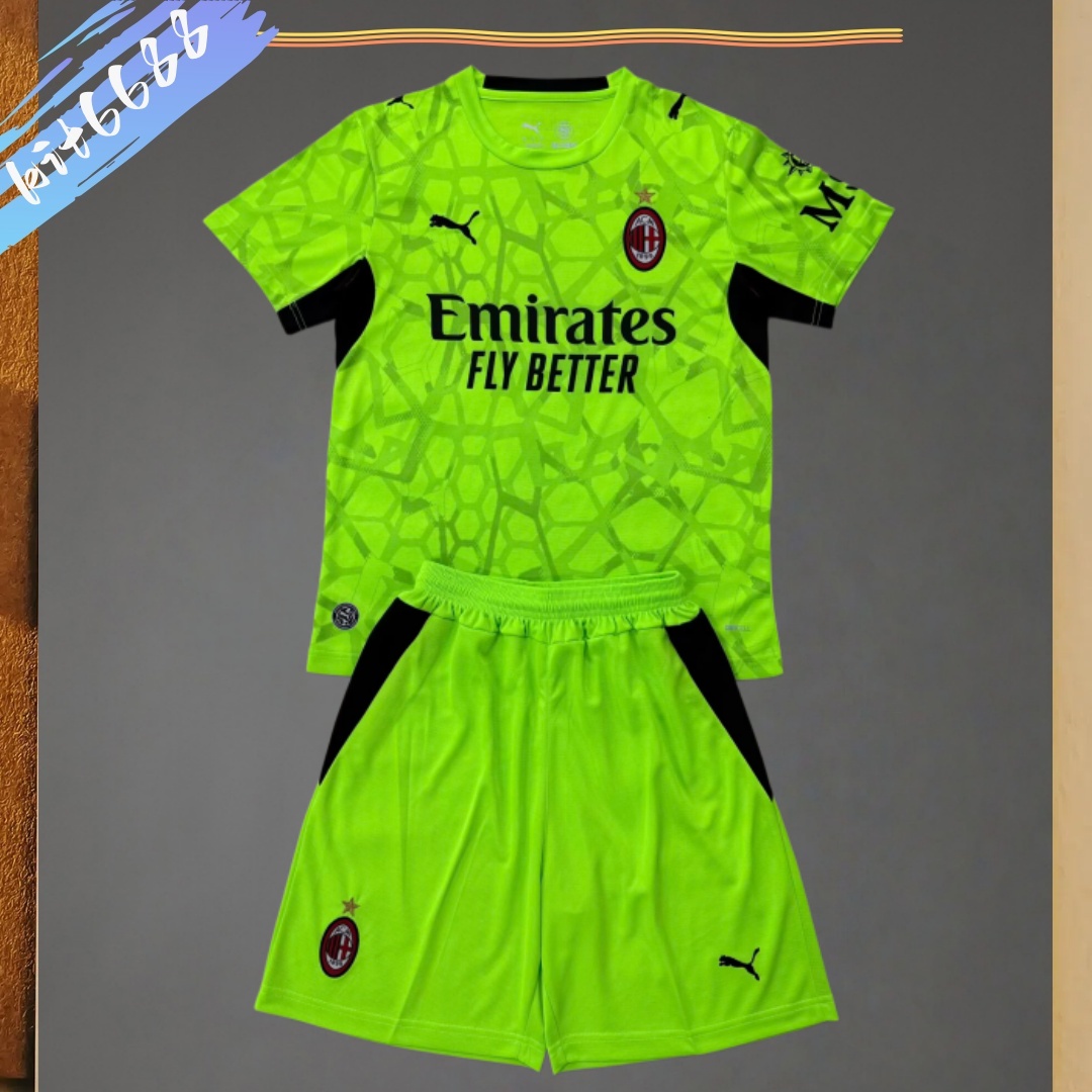 2026/2027 AC Milan goalkeeper Football Shirt (Adult Kids Kit socks)