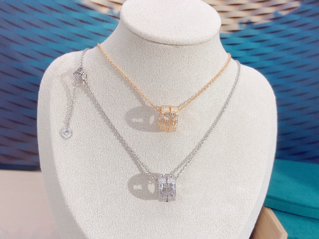 Bvlgari Full Diamond Necklace