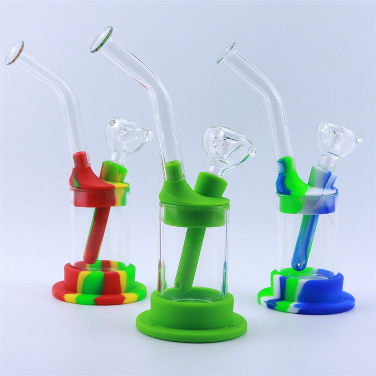 8 LED Luminous Silicone Detachable Dab Rig