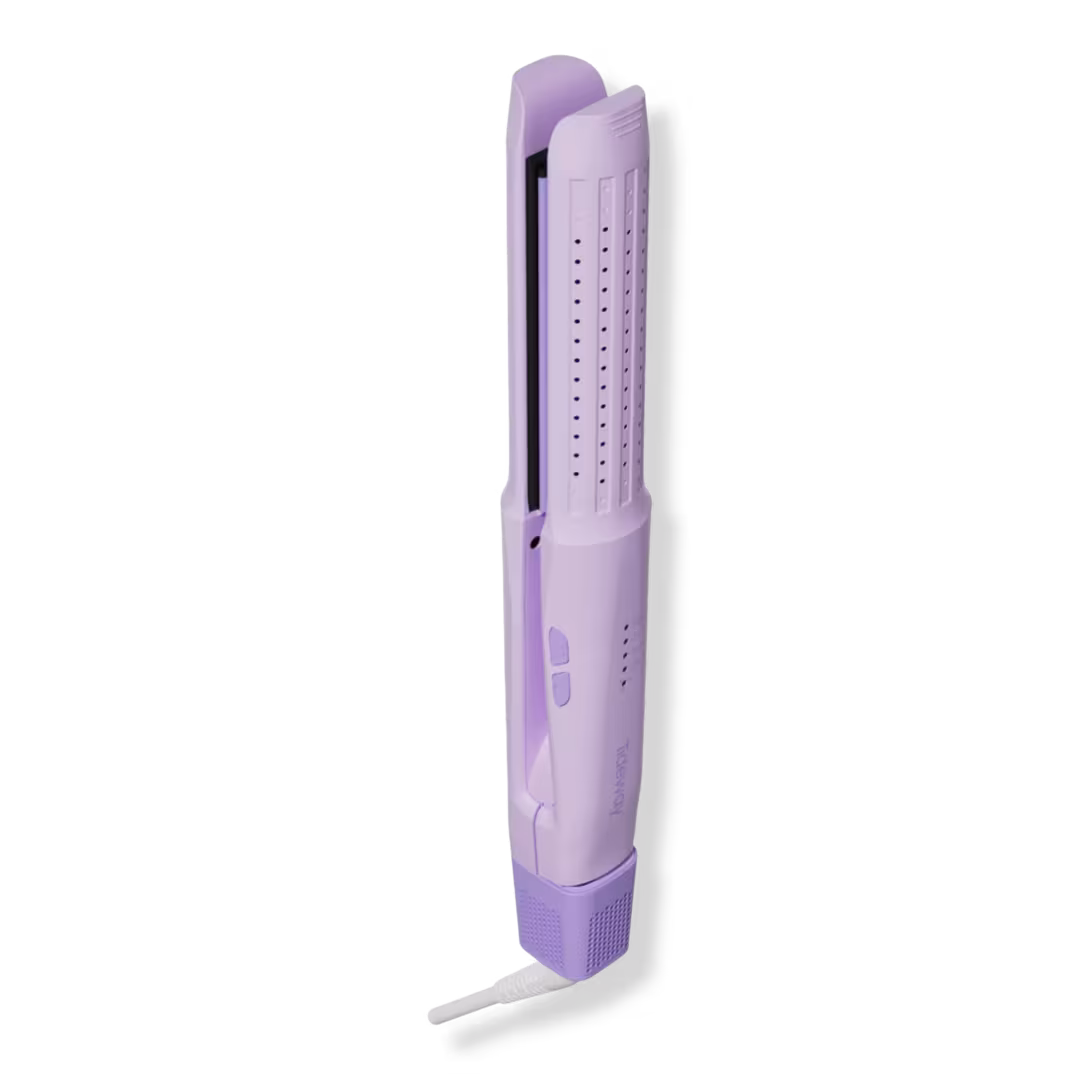 Tideway  360° Airflow 2-in-1 Ceramic Flat Iron Hair Straightener & Curler - Purple