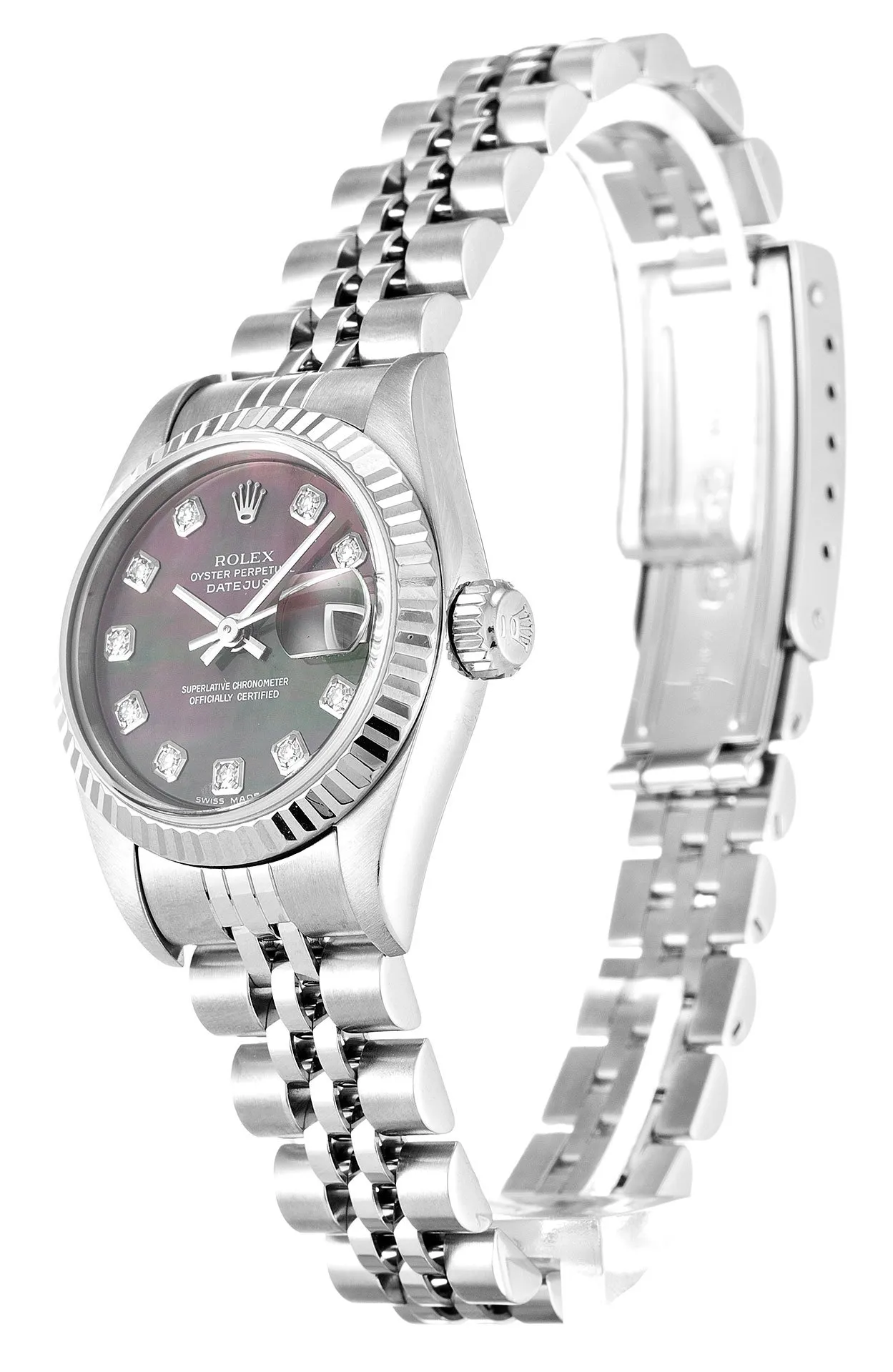 Rolex Datejust Lady Pearl Black-Diamond Dial 79174