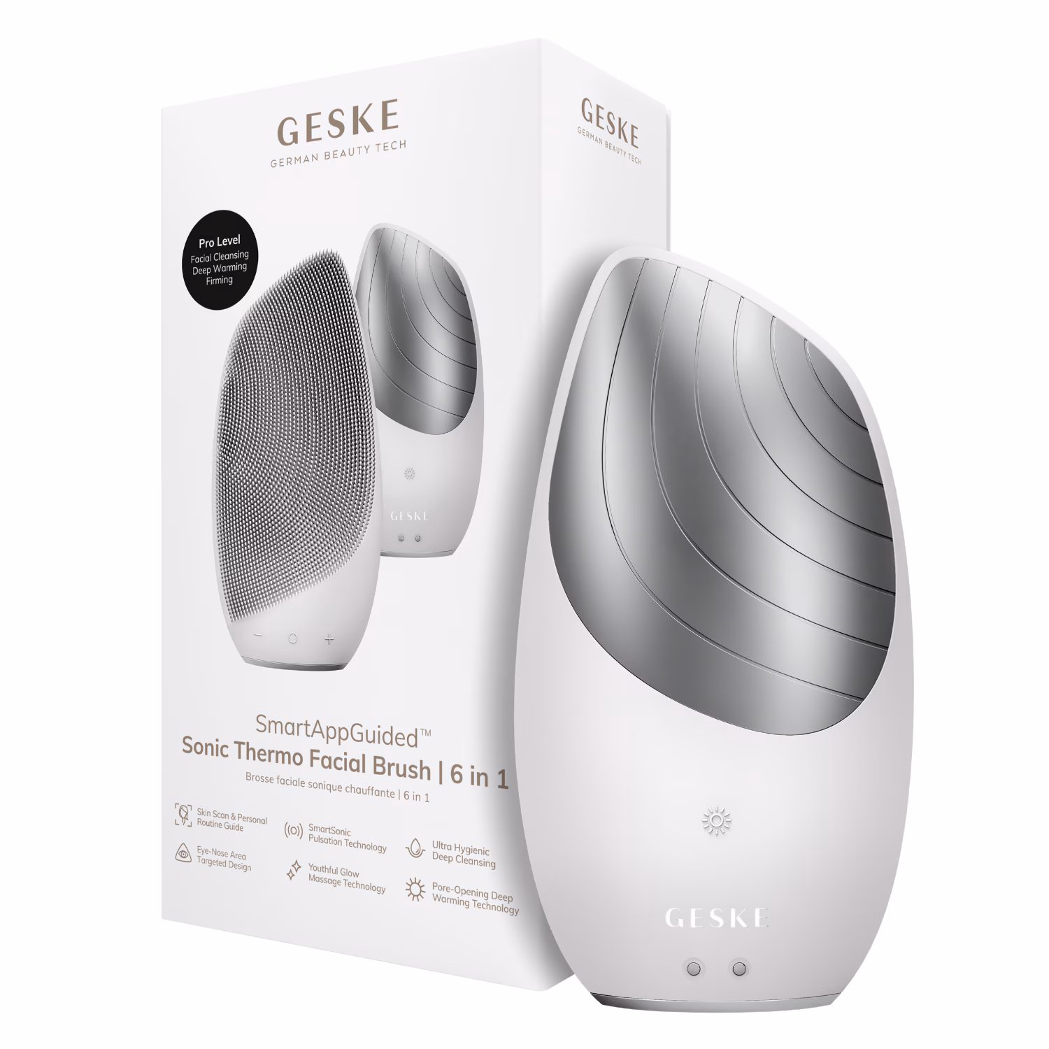 SmartAppGuided™ Sonic Thermo Facial Brush | 6 in 1