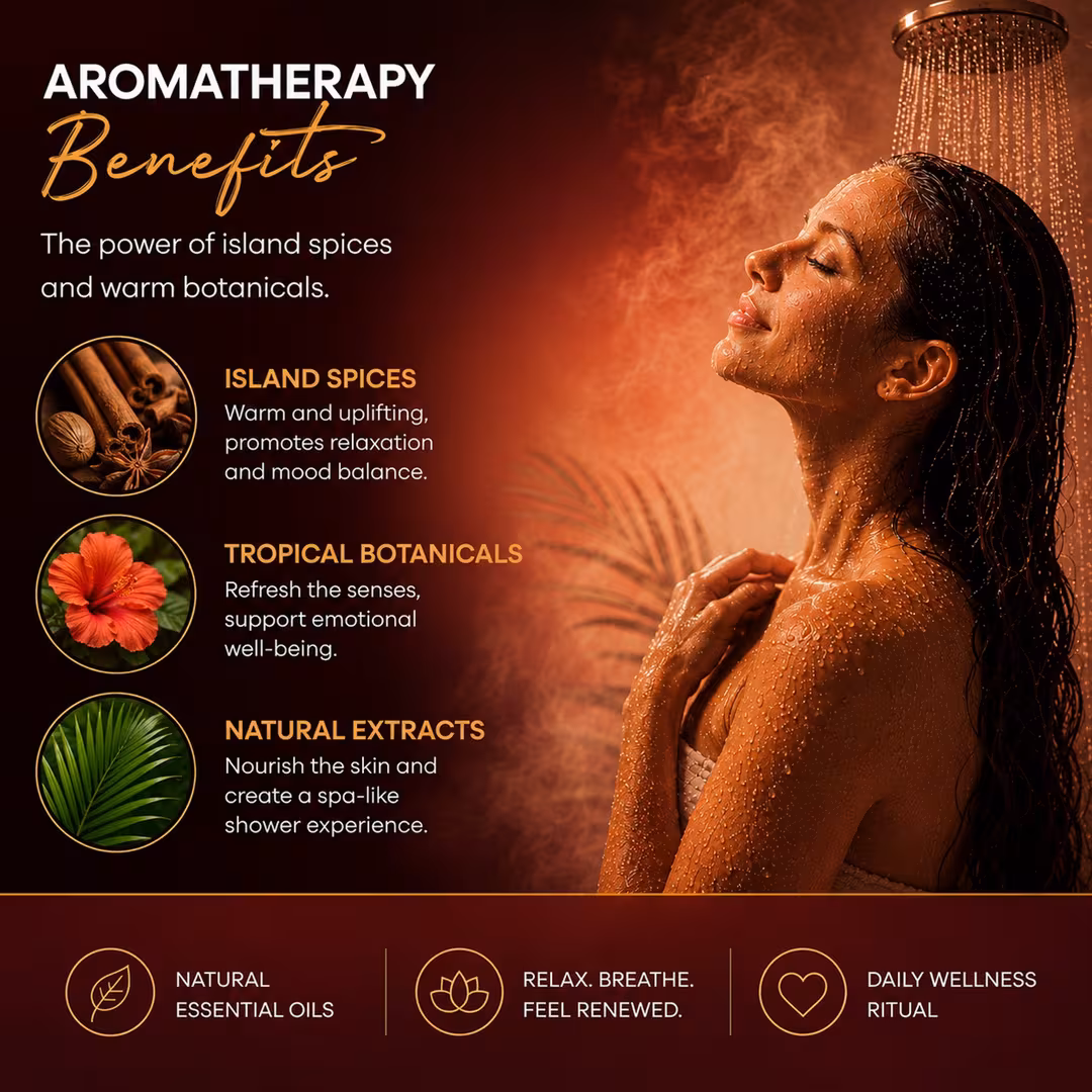 Dermasuri  Island Spice Shower Steamers Aromatherapy Tablets