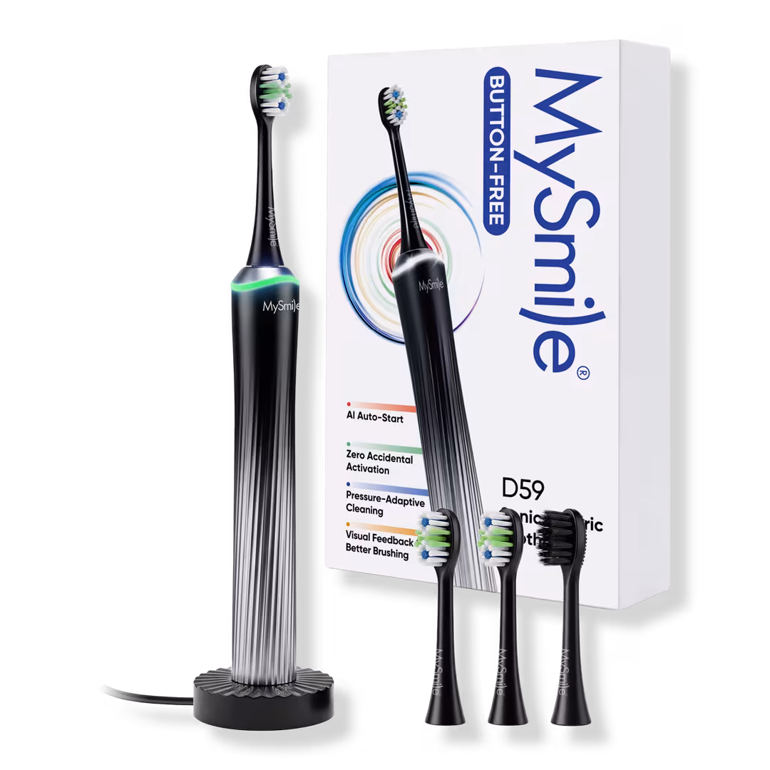 MySmile  Button-Free Rechargeable Sonic Toothbrush with Pressure Sensor