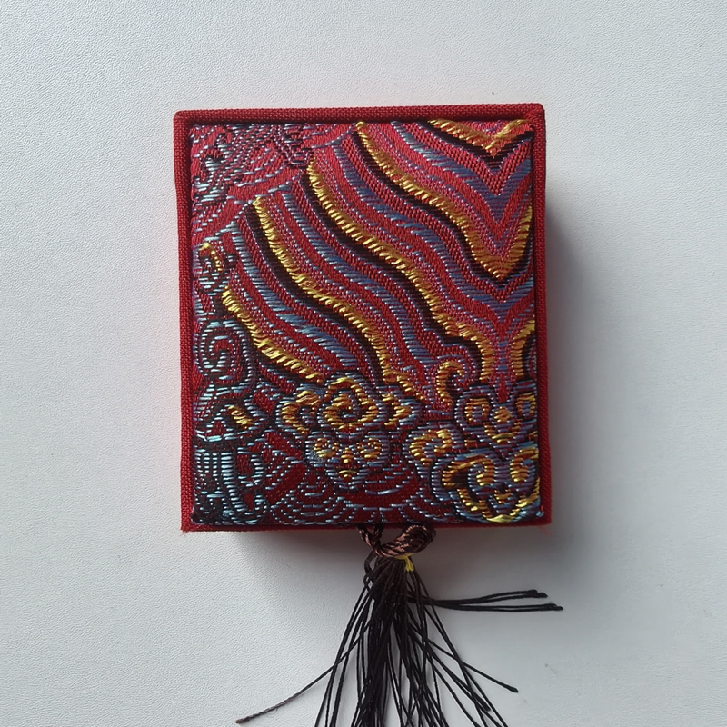 Hand-Painted Six-Armed Mahakala Pendant Necklace - Tibetan Buddhist Protector & Gold Frame • Multi-Armed Deity • Spiritual Armor Jewelry