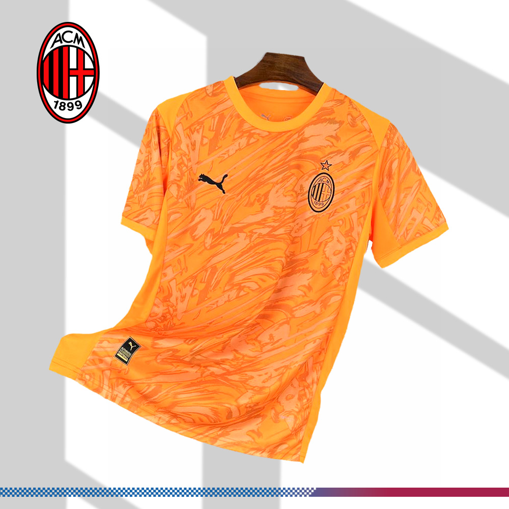 2025/2026 AC Milan Orange Goalkeeper Football Shirt (Fan Edition)