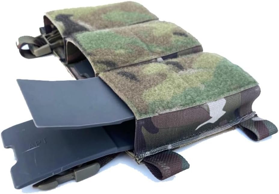 USKDTAC KYWI Tactical Rifle Triple Magazine Pouch with Hook and Loop Fastener