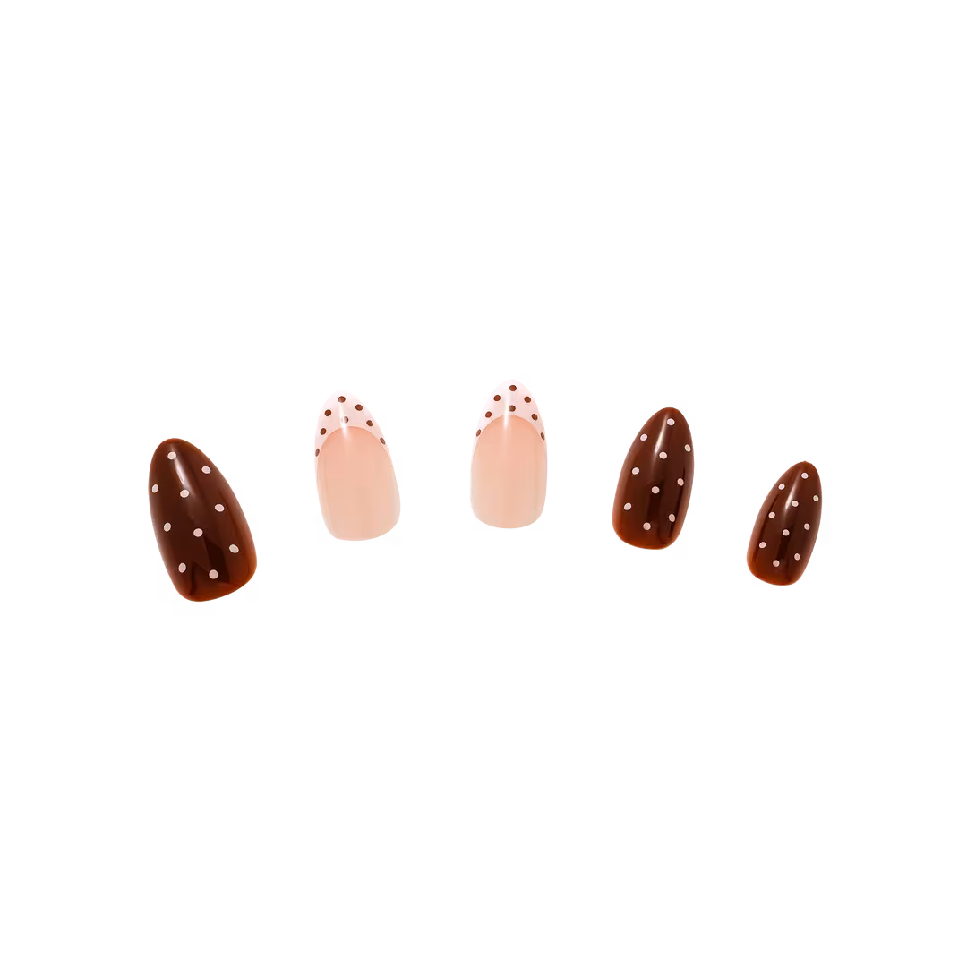 Nail Reformation  Chocolate Sprinkle Press On Nails