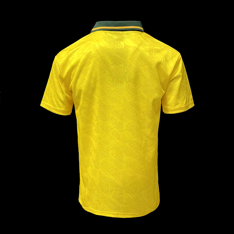 1991/1993 Brazil Home Retro Football Shirt