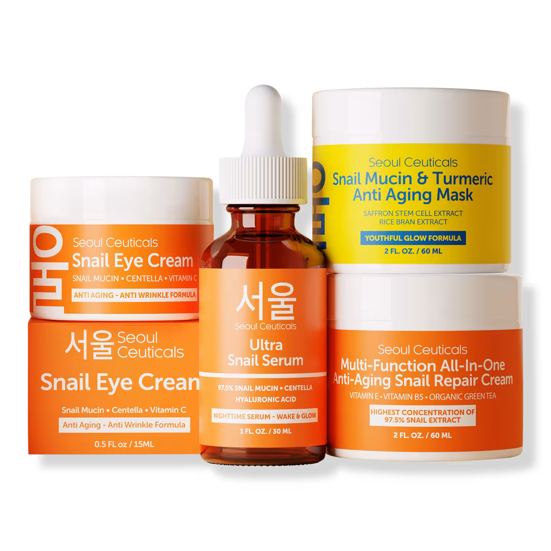 Seoul Ceuticals  Korean Skin Care Snail Mucin Glow Kit