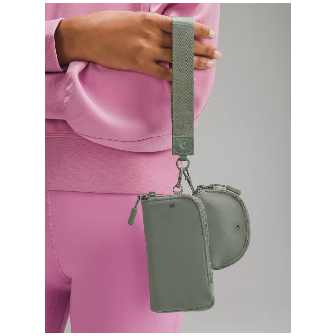 Joan & David  The Hold-All Sport Nylon 3 Piece Set Phone Case Wallet, Zip Coin Pouch & Key Chain Lanyard