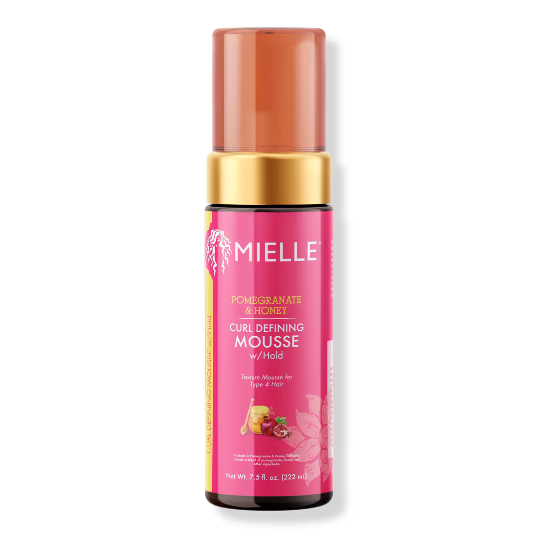 Mielle  Pomegranate & Honey Curl Defining Mousse With Hold