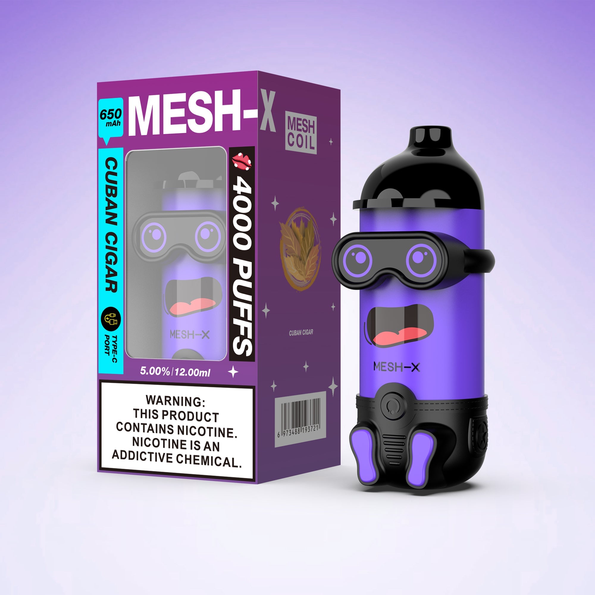 MESH-X Rechargeable Disposable Vapes