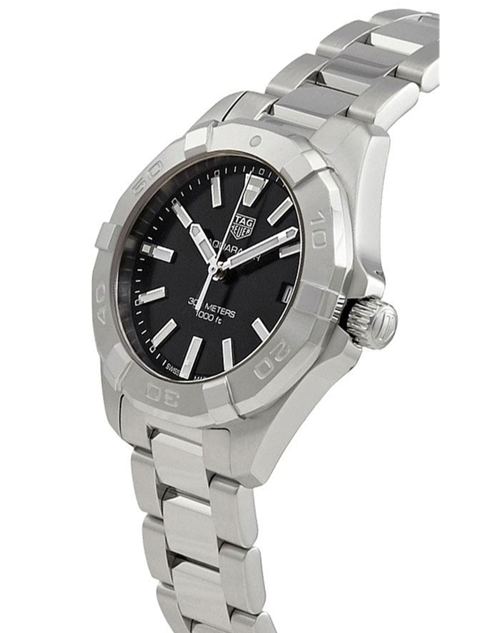 Replica Tag Heuer Aquaracer Opalin Black Dial Steel WoMen's Watch WBD1310.BA0740 32 MM
