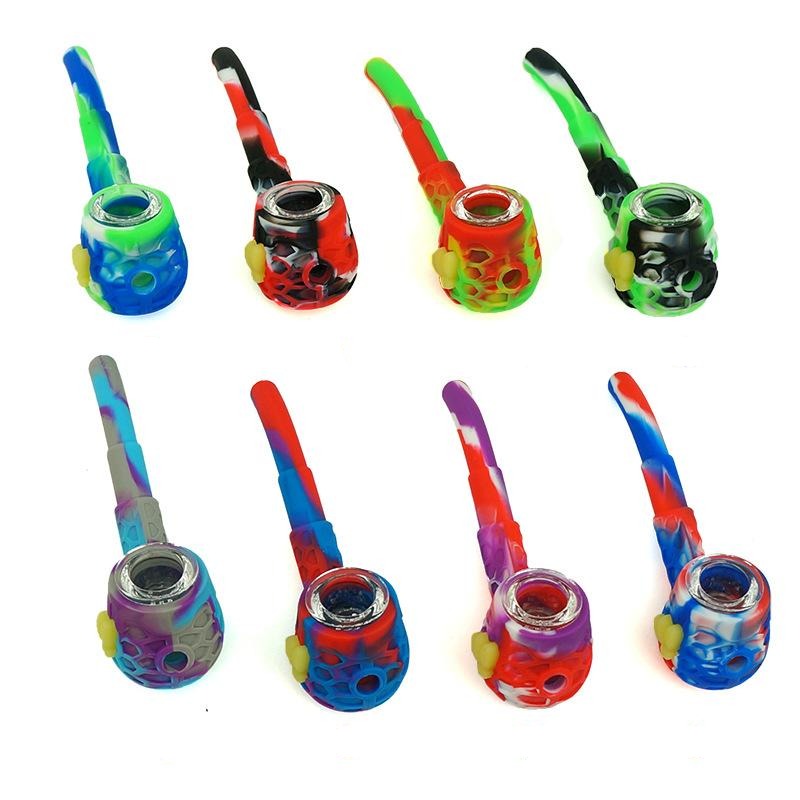 Camouflage Silicone Sherlock Pipe