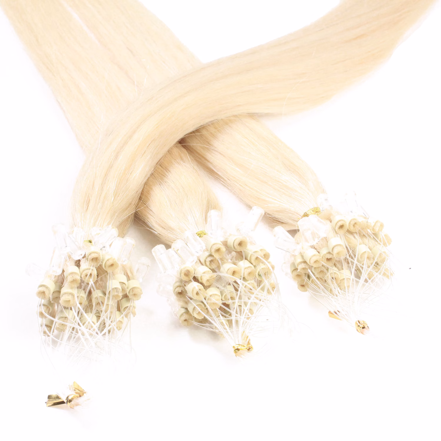 Microring Extensions Echthaar #10/0 Hell-Lichtblond 1g
