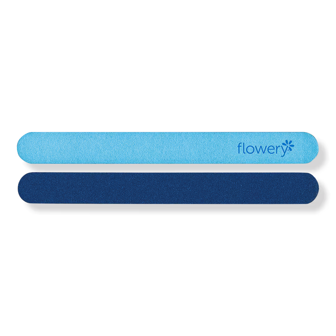 Flowery  Moody Blue Nail File