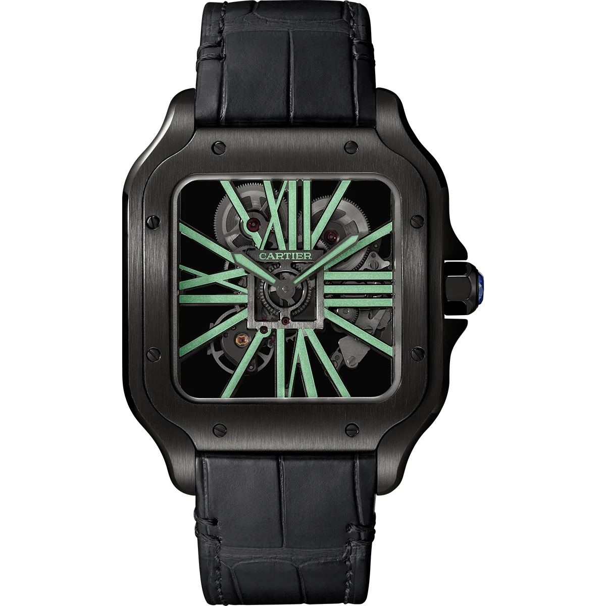 Cartier Santos de Cartier skeleton watch CRWHSA0009(Box NOT Included)