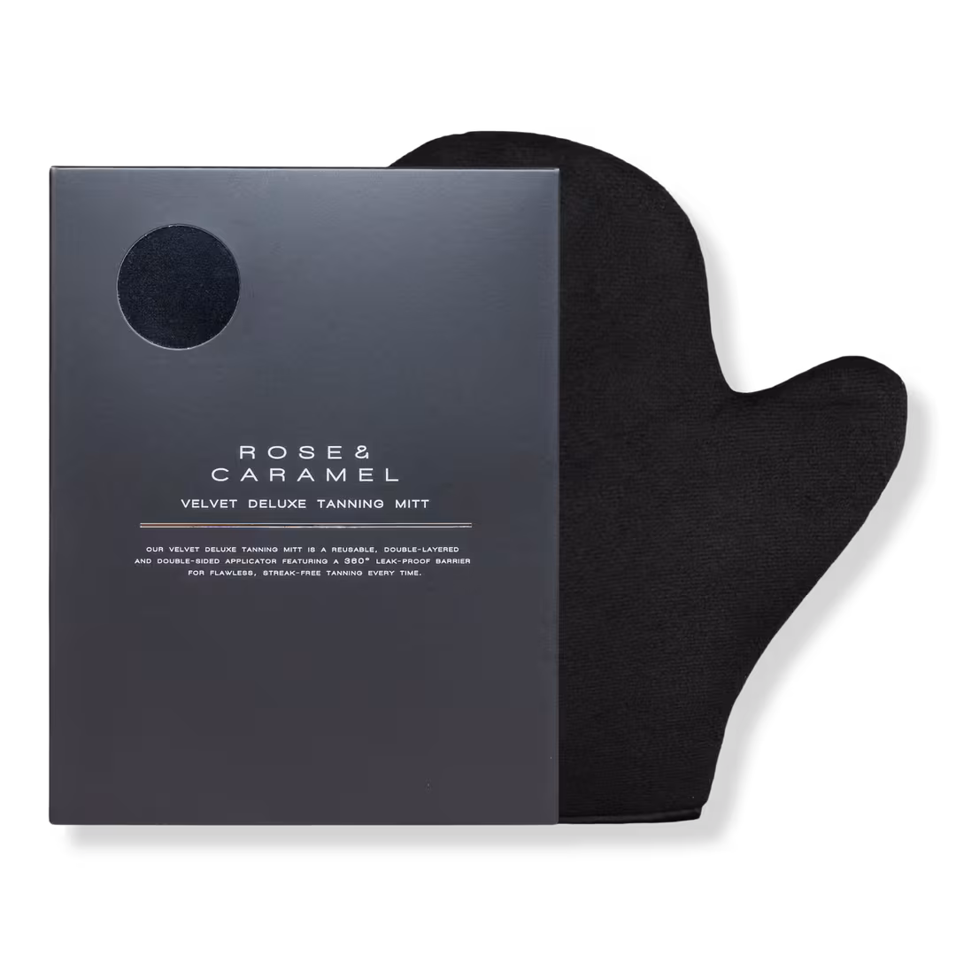 Rose and Caramel  Deluxe Tanning Mitt