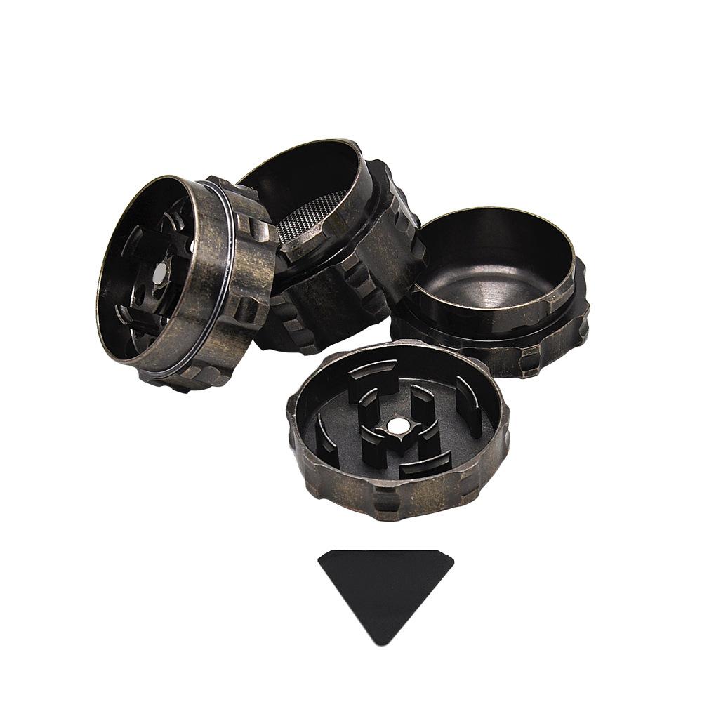 Zinc Alloy Copper Weed Grinder 4 Layer