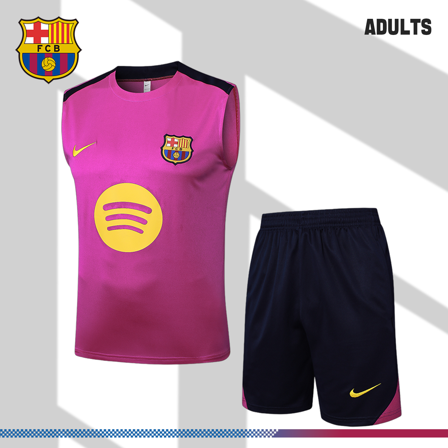2024/2025 Barcelona Beige Vest Training Jersey (adult kit)