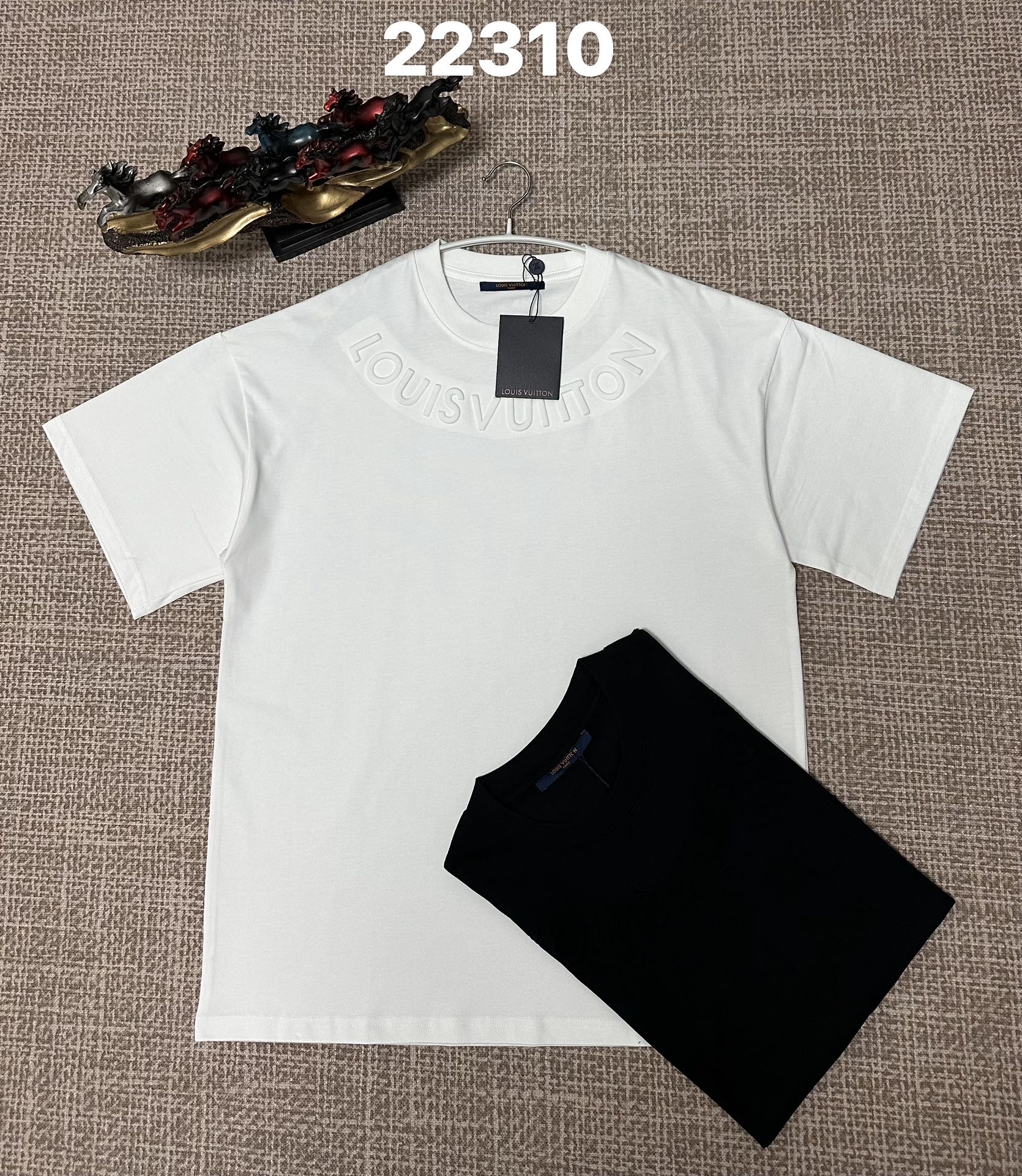 LV Monogram Flowers Logo T-Shirt