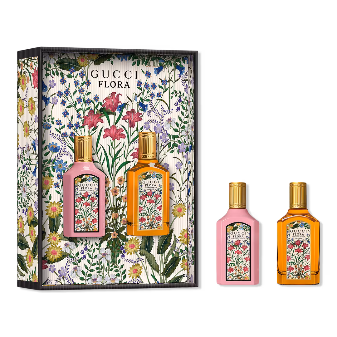 Gucci  Flora Gorgeous Gardenia and Gorgeous Orchid 2-Piece Mini Perfume Gift Set