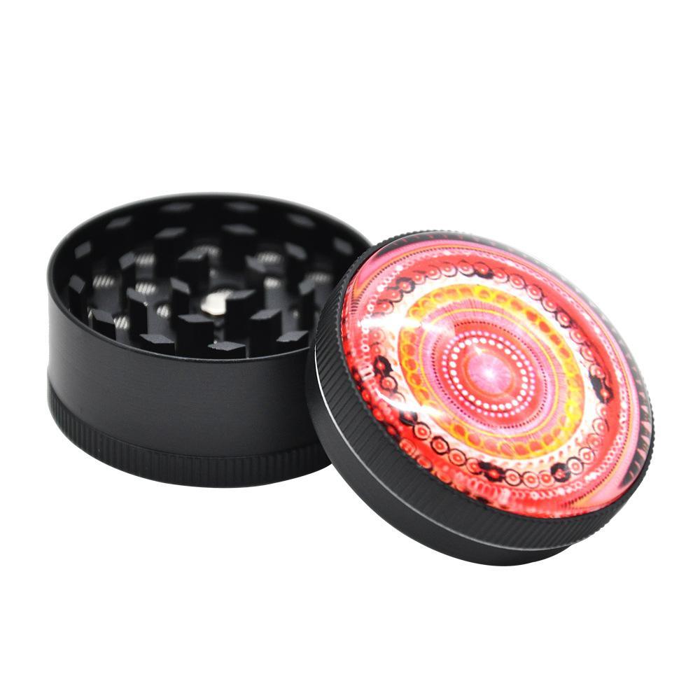 Mandala Novelty Herb Grinder 3 Layer (Random Color)