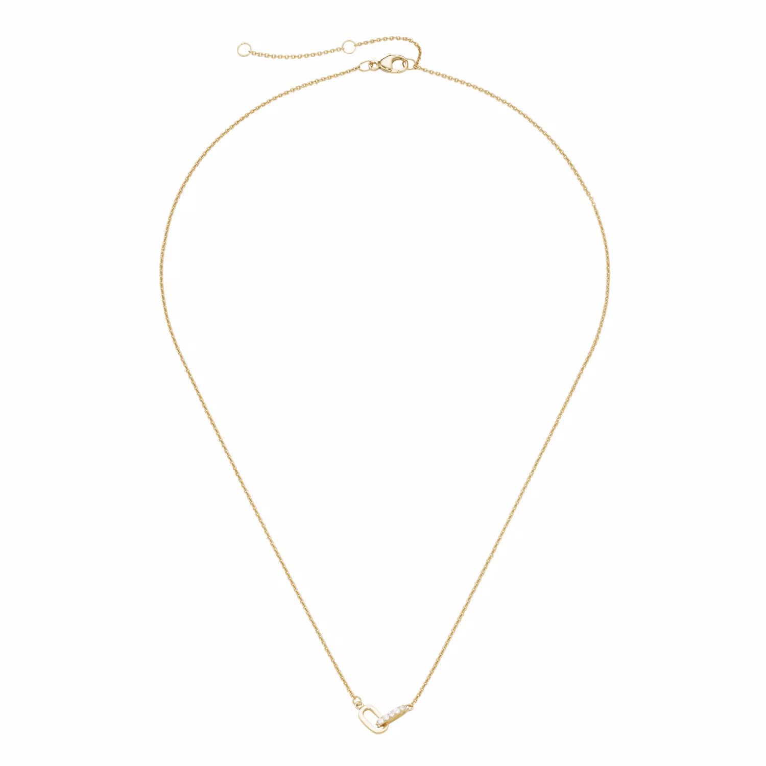 Collier Mittelteil mit Brillanten, Gold 585