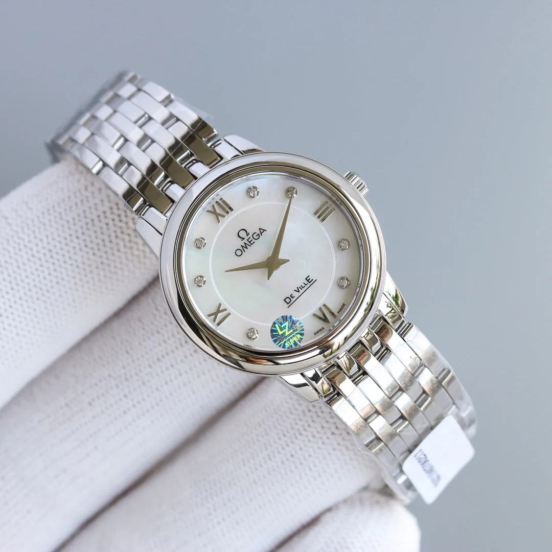 Omega Watch DEVILLE PRESTIGE 27MM QUARTZ STEEL CASE MOP DIAL