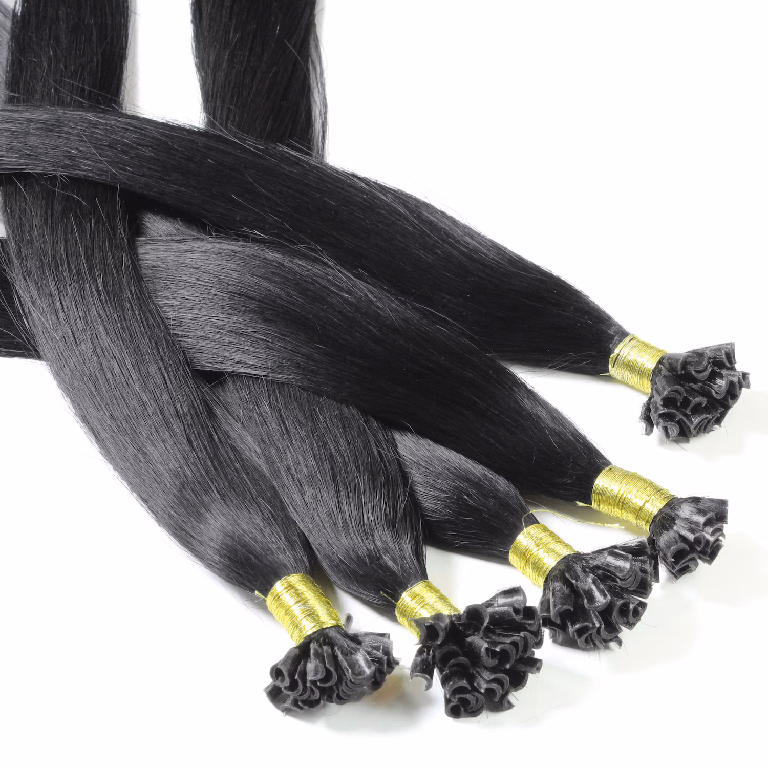Bonding Extensions Echthaar #2/0 Schwarz 0,5g