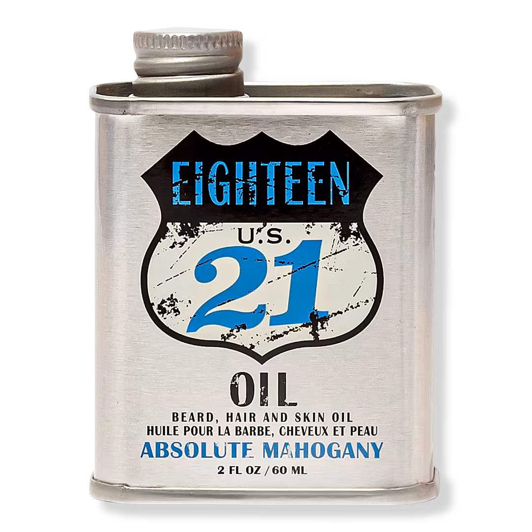 18.21 Man Made  Absolute Mahogany Lightweight, Conditioning Beard, Hair & Skin Oil