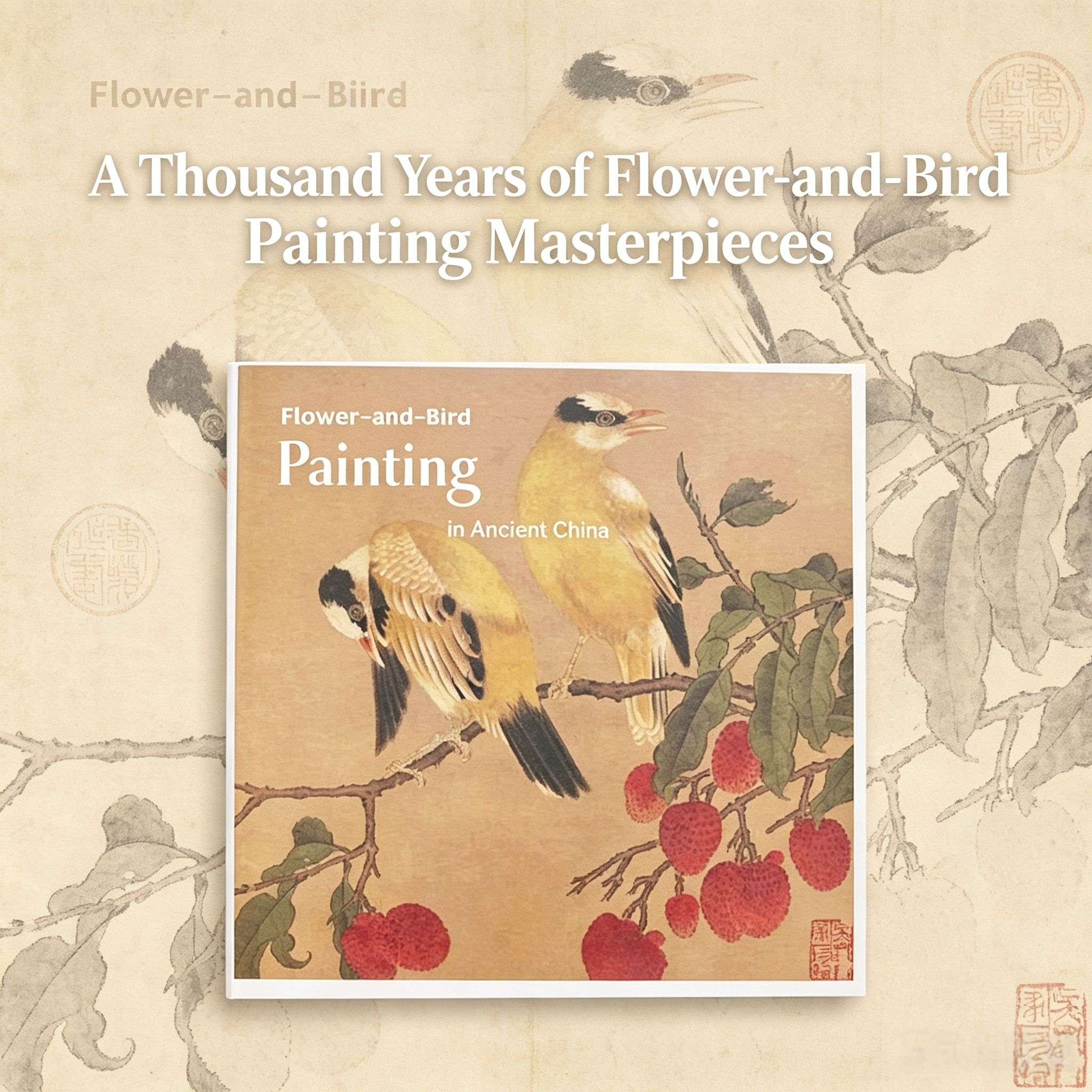Flower-and-Bird Painting in Ancient China: A Collection of Traditional Chinese Masterpieces (English Edition)