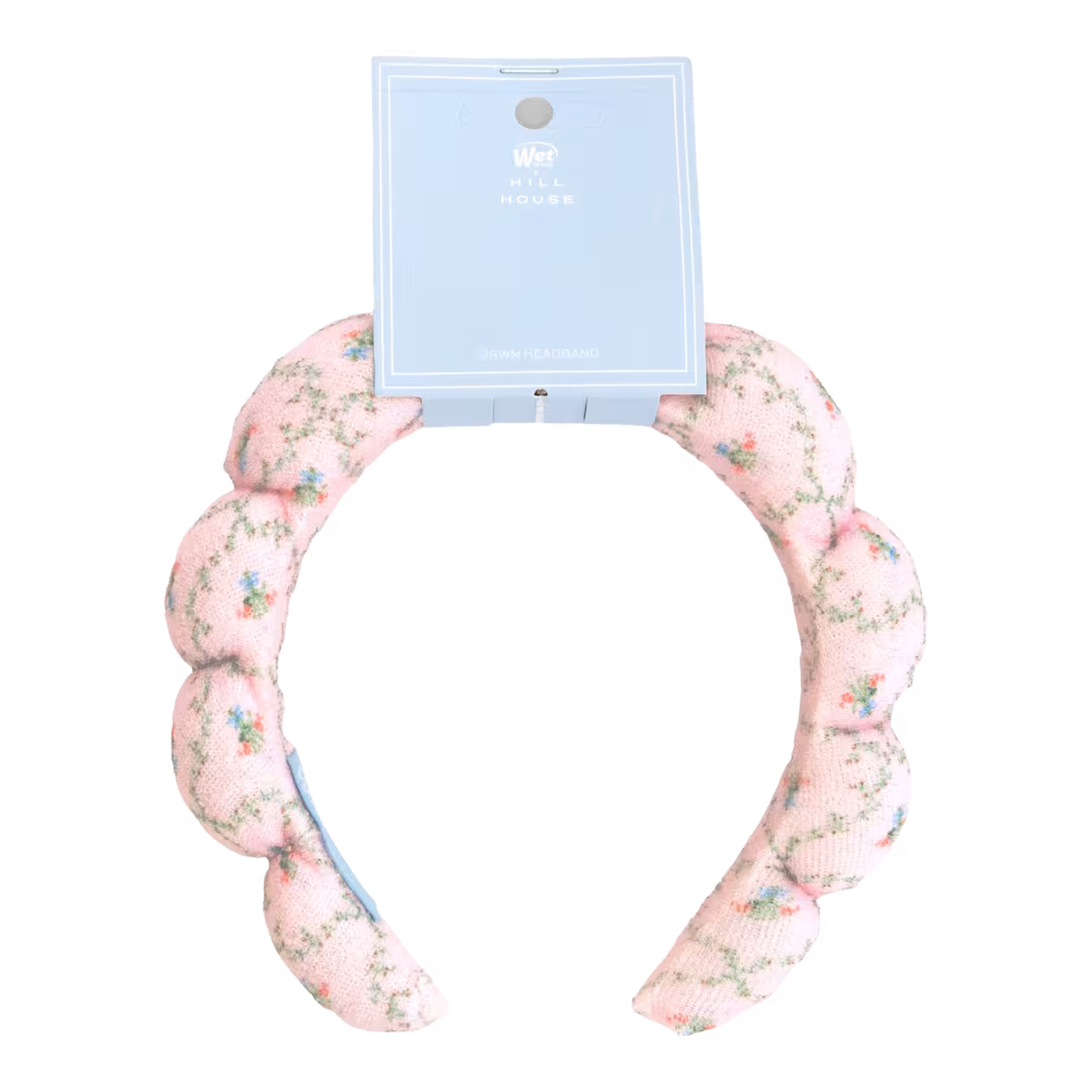Wet Brush  Wet Brush x Hill House Pink Trellis Puffy Scalloped Headband