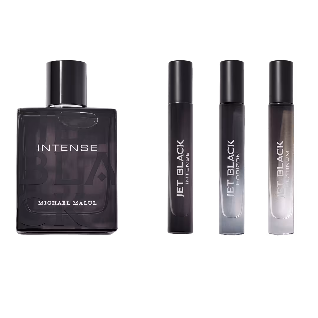 Michael Malul  Jet Black Intense Men's Eau de Parfum Gift Set