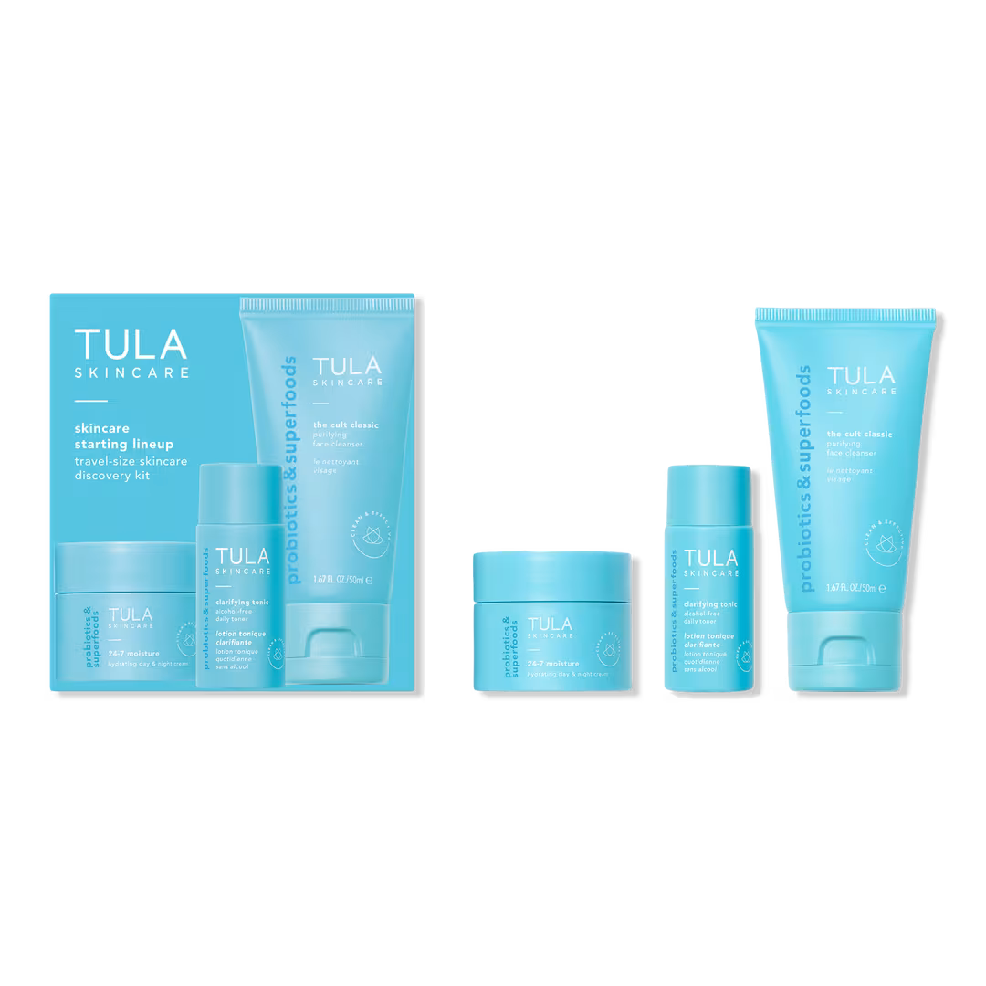 TULA  Skincare Starting Lineup Travel-Size Skincare Discovery Kit