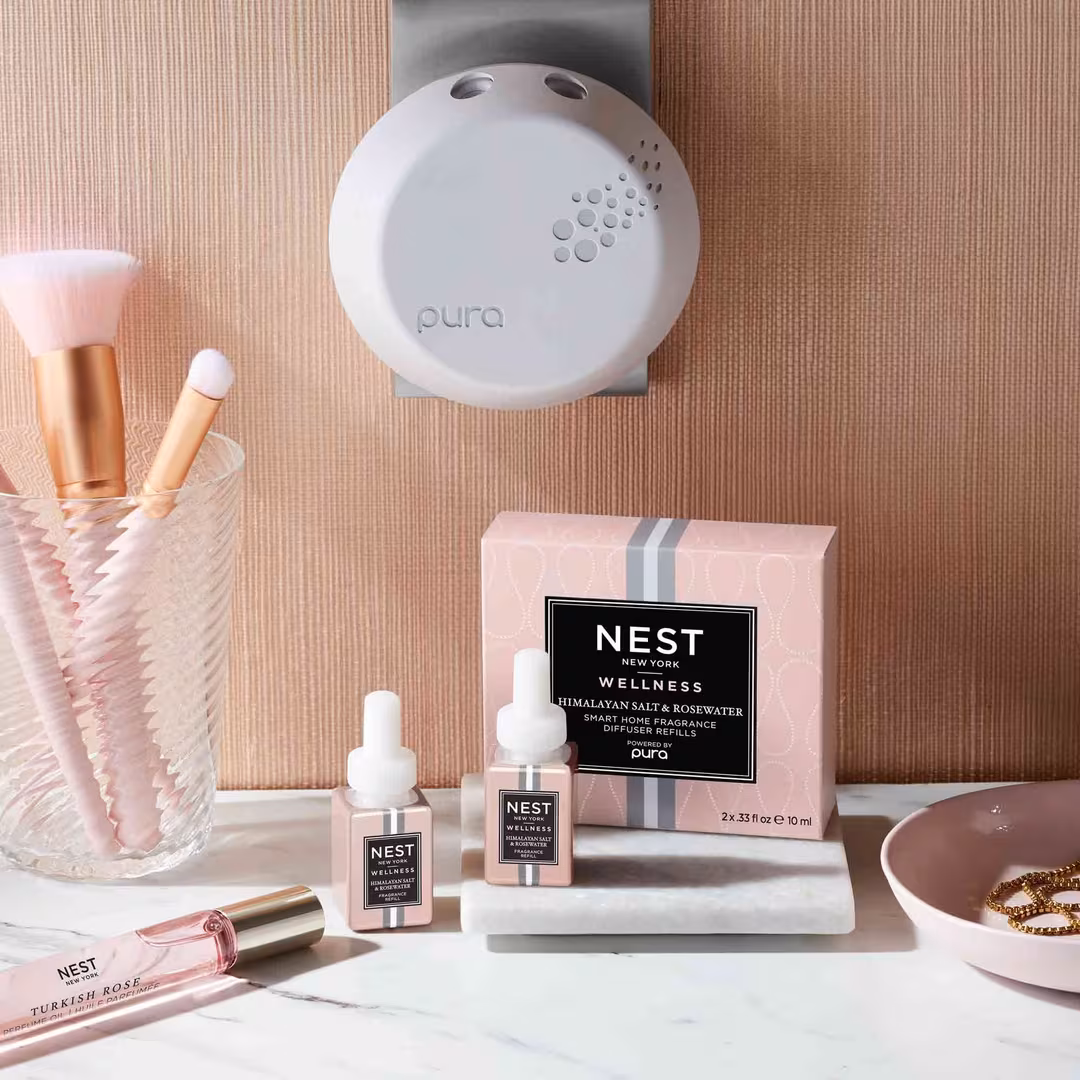 NEST New York  Himalayan Salt & Rosewater PURA Refill Duo