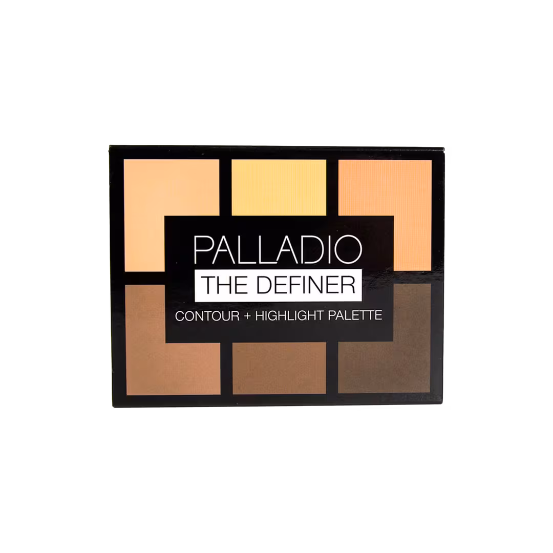 Palladio Beauty  Definer Contour + Highlight Palette, Luminous