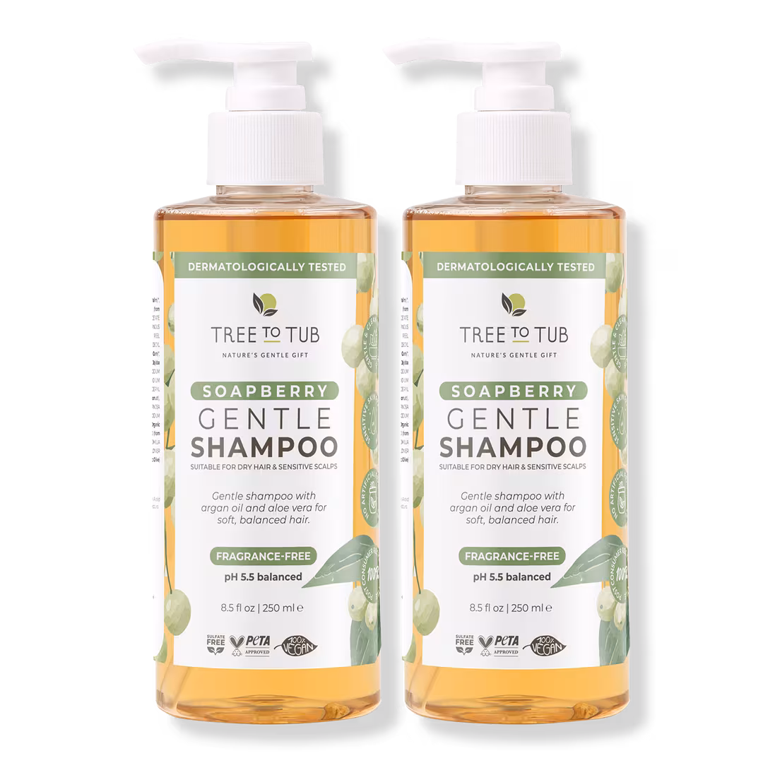 Tree To Tub  Fragrance-Free Soapberry Gentle Shampoo