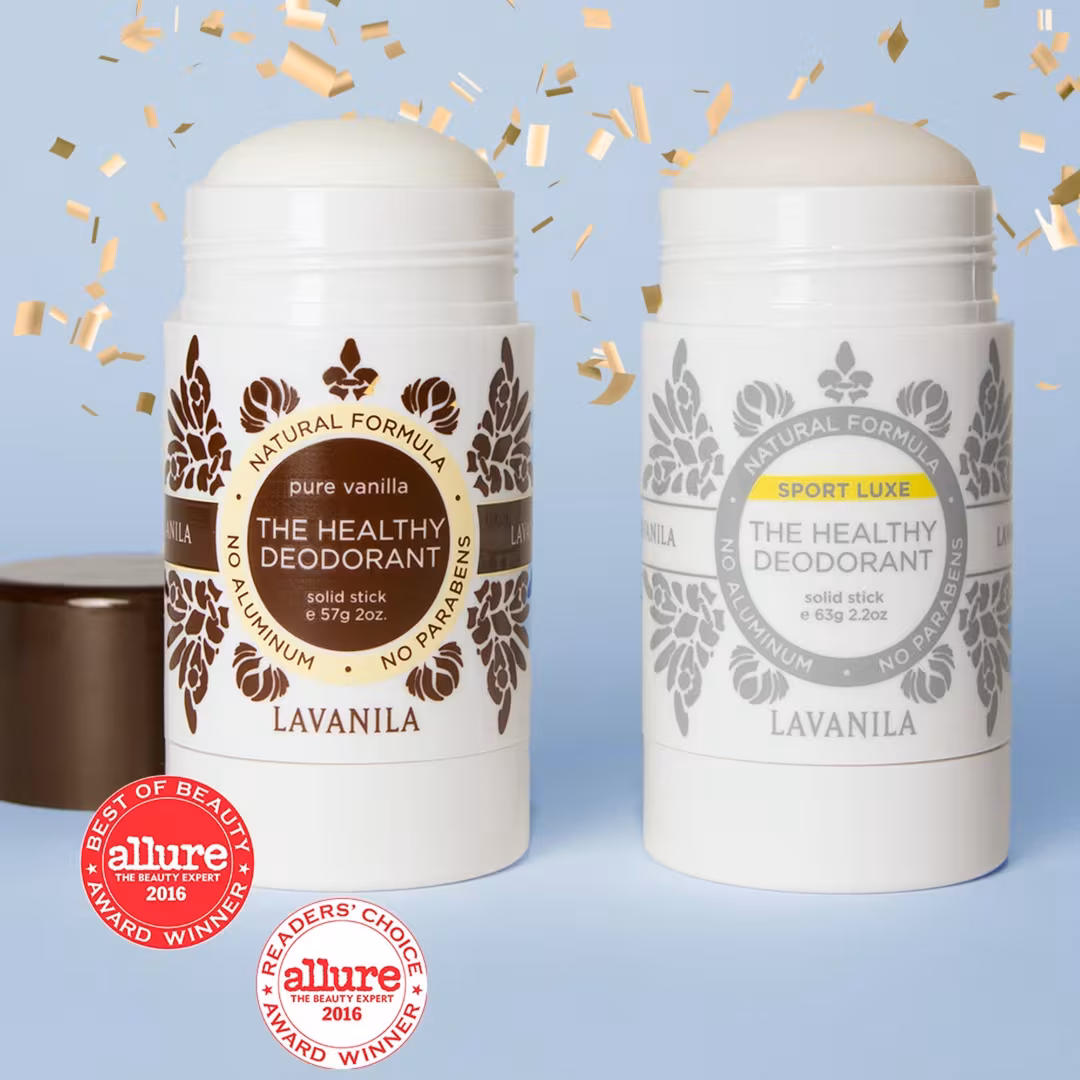 LAVANILA  Pure Vanilla & Sport Luxe Award Winning Deodorant Duo