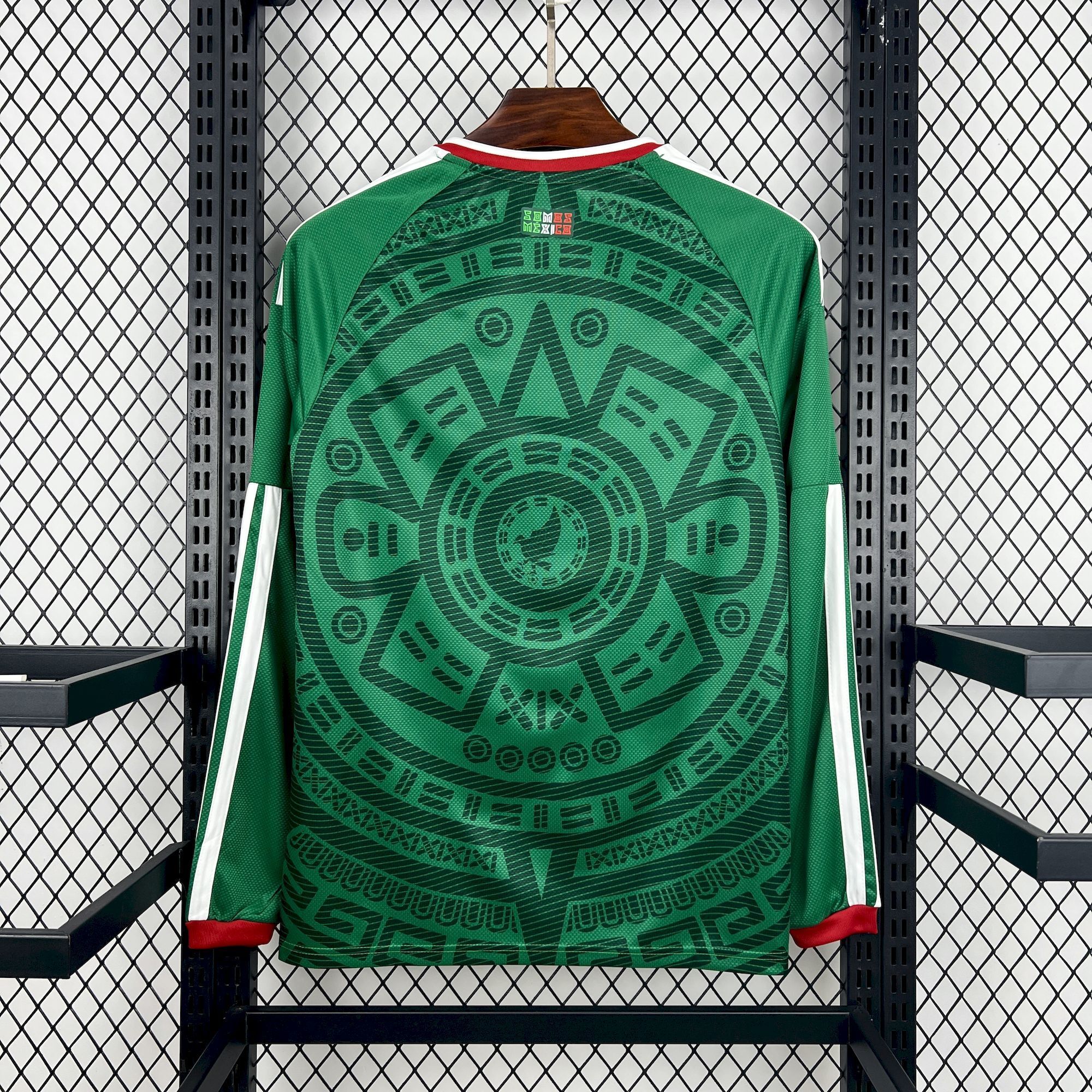 Mens Mexico 2026 World Cup Home Long Sleeve Jersey