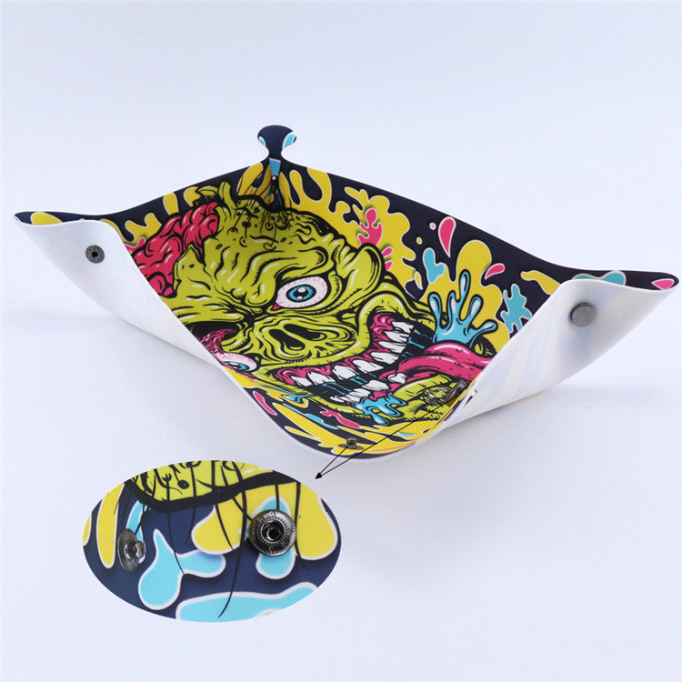 11×8 Silicone Folding Dab Mat w/ Button